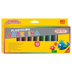ARTEL - Pack 12 Unidades Plastilina 12 Colores