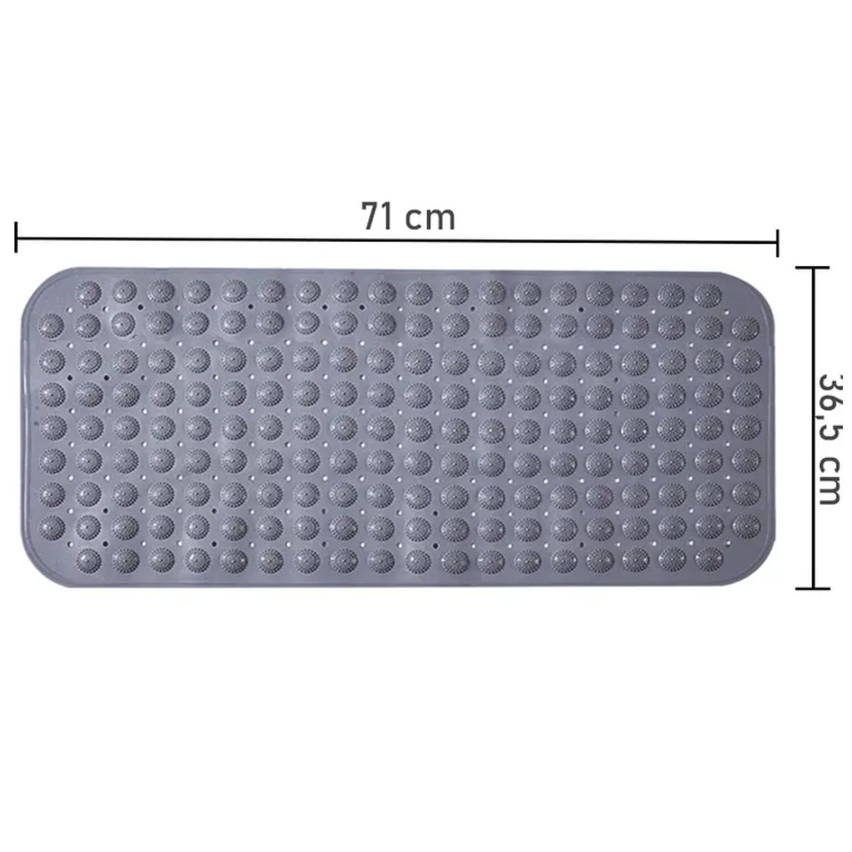 GENERICO - Goma Antideslizante Para Piso Ducha Tina Baño PVC 36,5x71cm Colores Surtidos