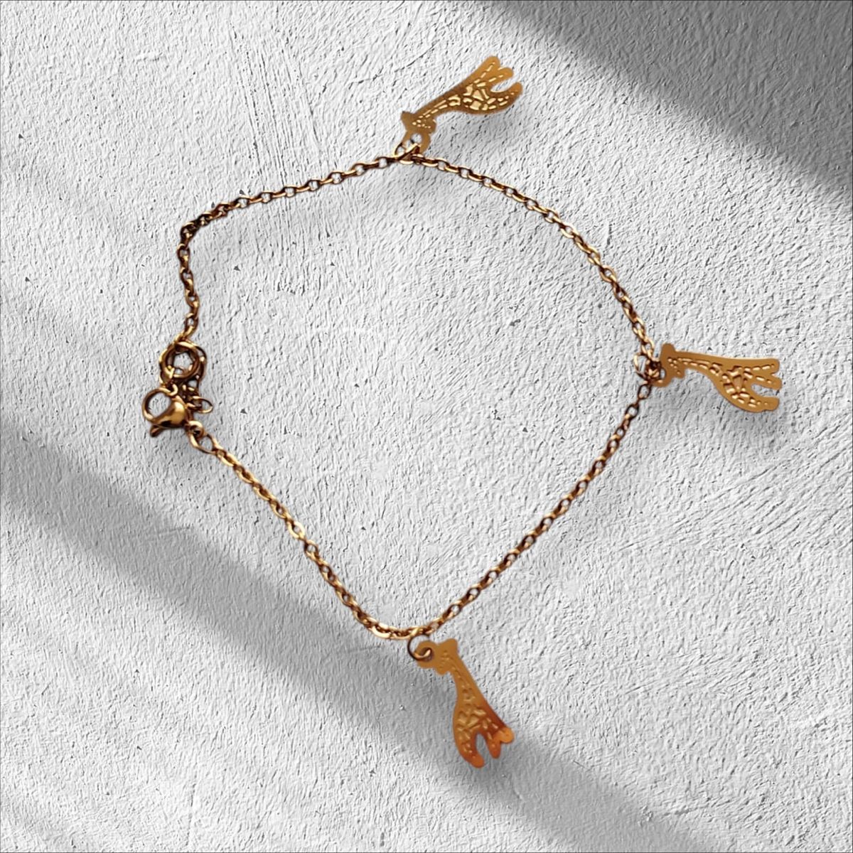 GENERICO - Pulsera Jirafa Acero inoxidable- Cafunè Studio