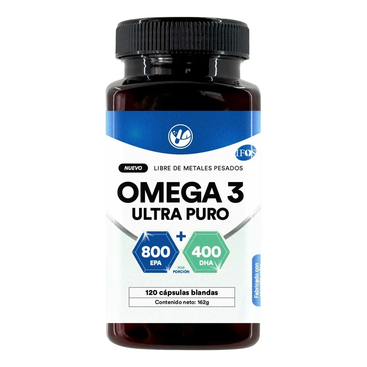 NATURAL FARM - Omega 3 Ultra Puro Nf 120 Blandas. 400mg Dha / 800mg Epa