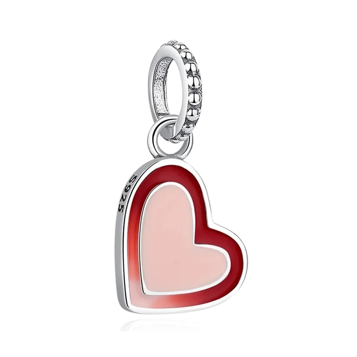 TODOJOYAS - Charm Dije Plata 925 Corazon Loved