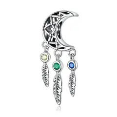 TODOJOYAS - Charm Dije Plata 925 Luna Atrapasueños