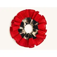 ATOMICA STRAP - Colet Maxi Scrunchie Gasa Print Red