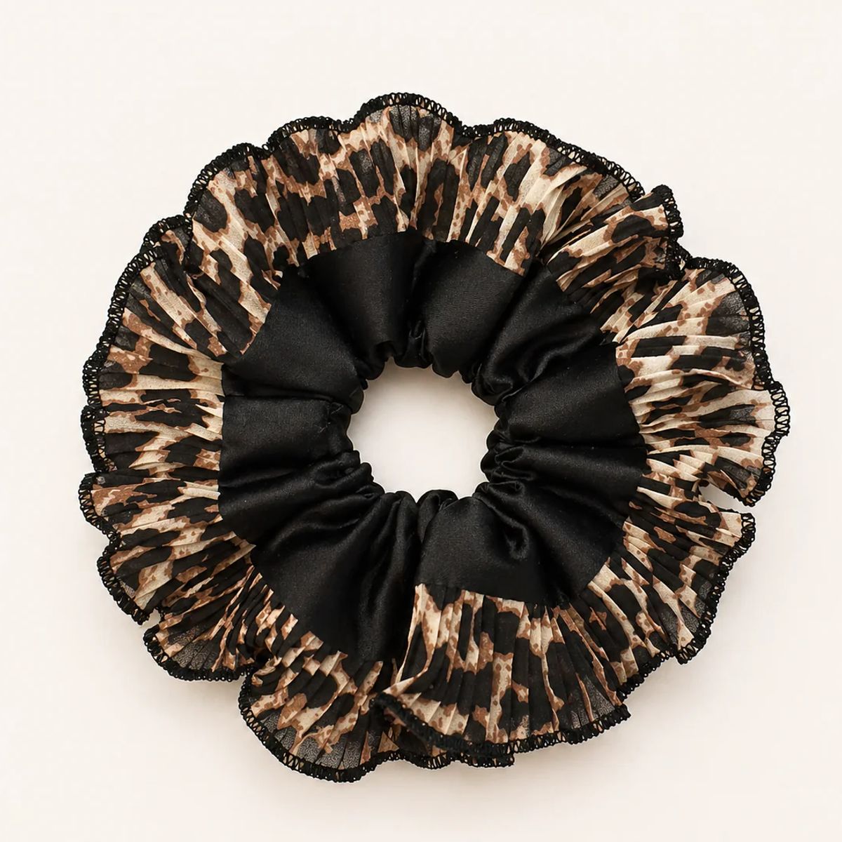ATOMICA STRAP - Colet Maxi Scrunchie Clasic Black Print
