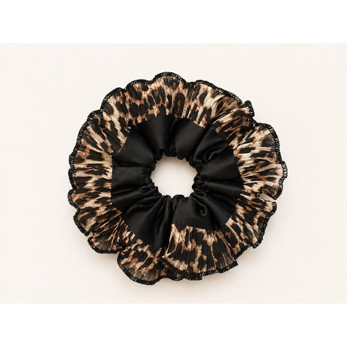 ATOMICA STRAP - Colet Maxi Scrunchie Clasic Black Print