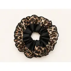 ATOMICA STRAP - Colet Maxi Scrunchie Clasic Black Print
