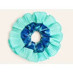 ATOMICA STRAP - Colet Maxi Scrunchie Vanatu Verde agua