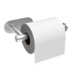 GENERICO - Porta Papel Higienico Acero Inoxidable Cromado Soporte Muro Baño