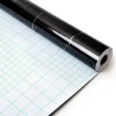 GENERICO - Papel Tapiz Adhesivo Mármol Impermeable Para Encimera Cajon 10m Negro