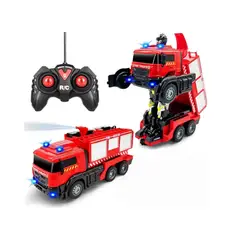 GENERICO - Auto A Control Remoto Transformer Bombero Labg