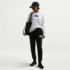 NIKE - Pantalón Sportswear Club Fleece Negro Mujer