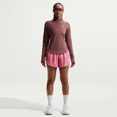 NIKE - Shorts Tempo Flow Swoosh Rosado Mujer