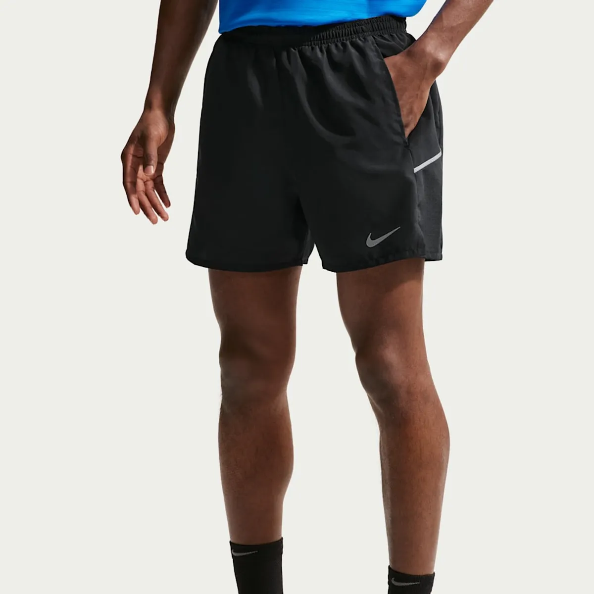 NIKE - Shorts Nike Miler Negro Hombre