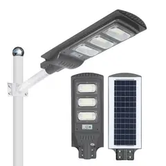 GENERICO - Foco Solar Led 120w-1500lm Exterior Con Sensor De Movimiento