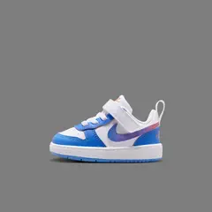 NIKE - Zapatillas Court Borough Low Blanco Unisex niño