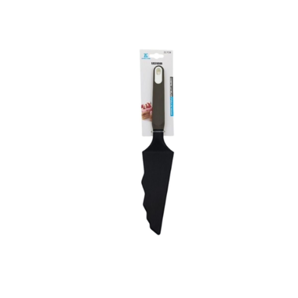 GENERICO - Espátula Con Raspador 32.7cm Negro 12 Unid