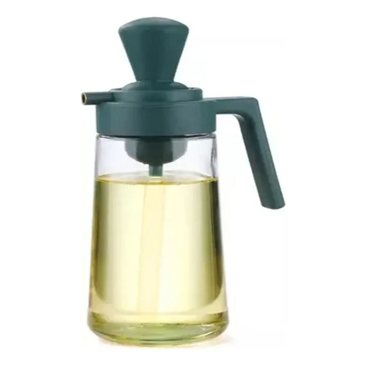 GENERICO - Dispensador Dosificador Aceite Vinagre 550ml + Brocha 2 en 1