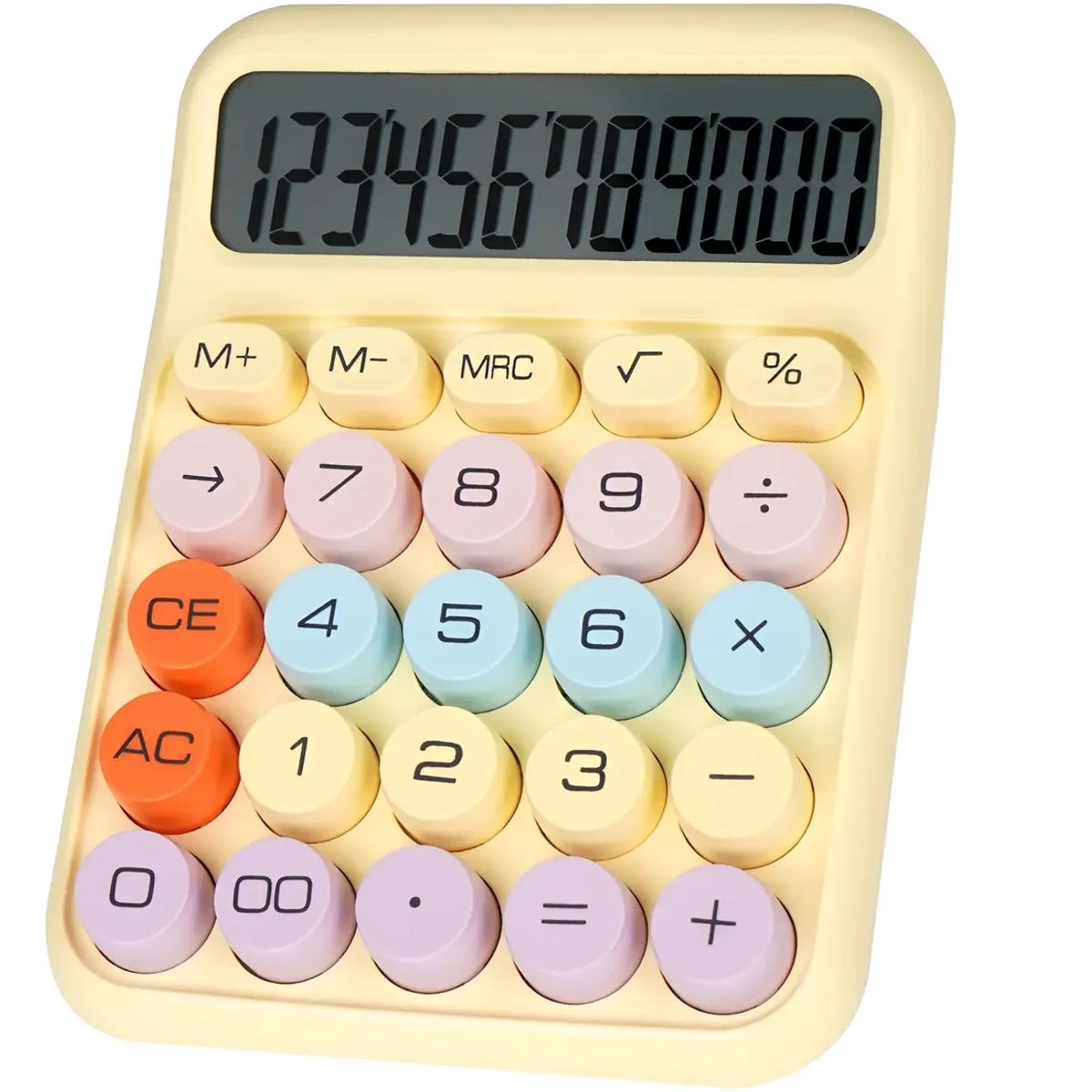 GENERICO - Calculadora Escritorio Teclado Mecánico Kawaii Colores