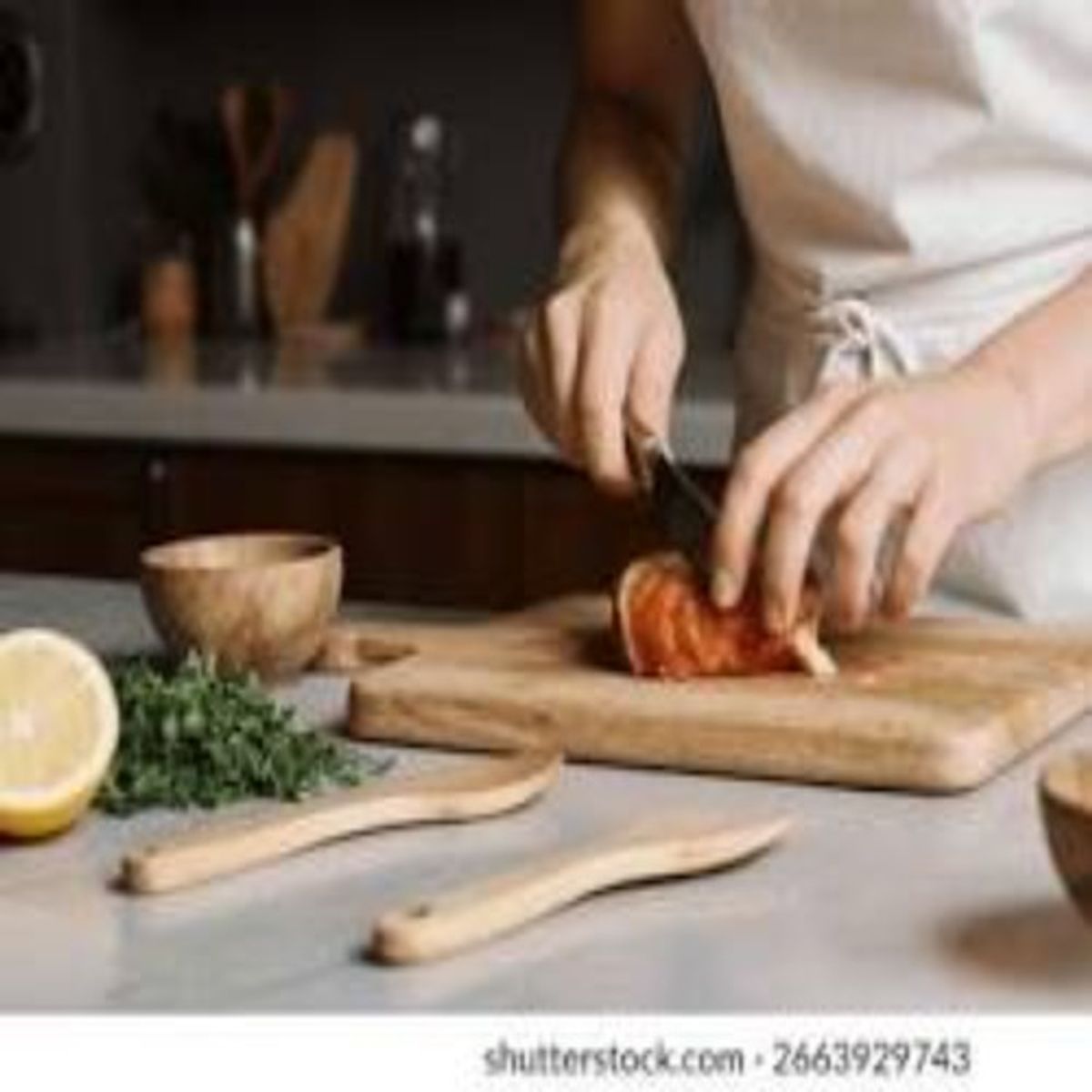 GENERICO - Tabla de Cortar Profesional 23.5X34.5CM Madera Natural de Alta Resistencia  Diseño Gourmet para tu Cocina