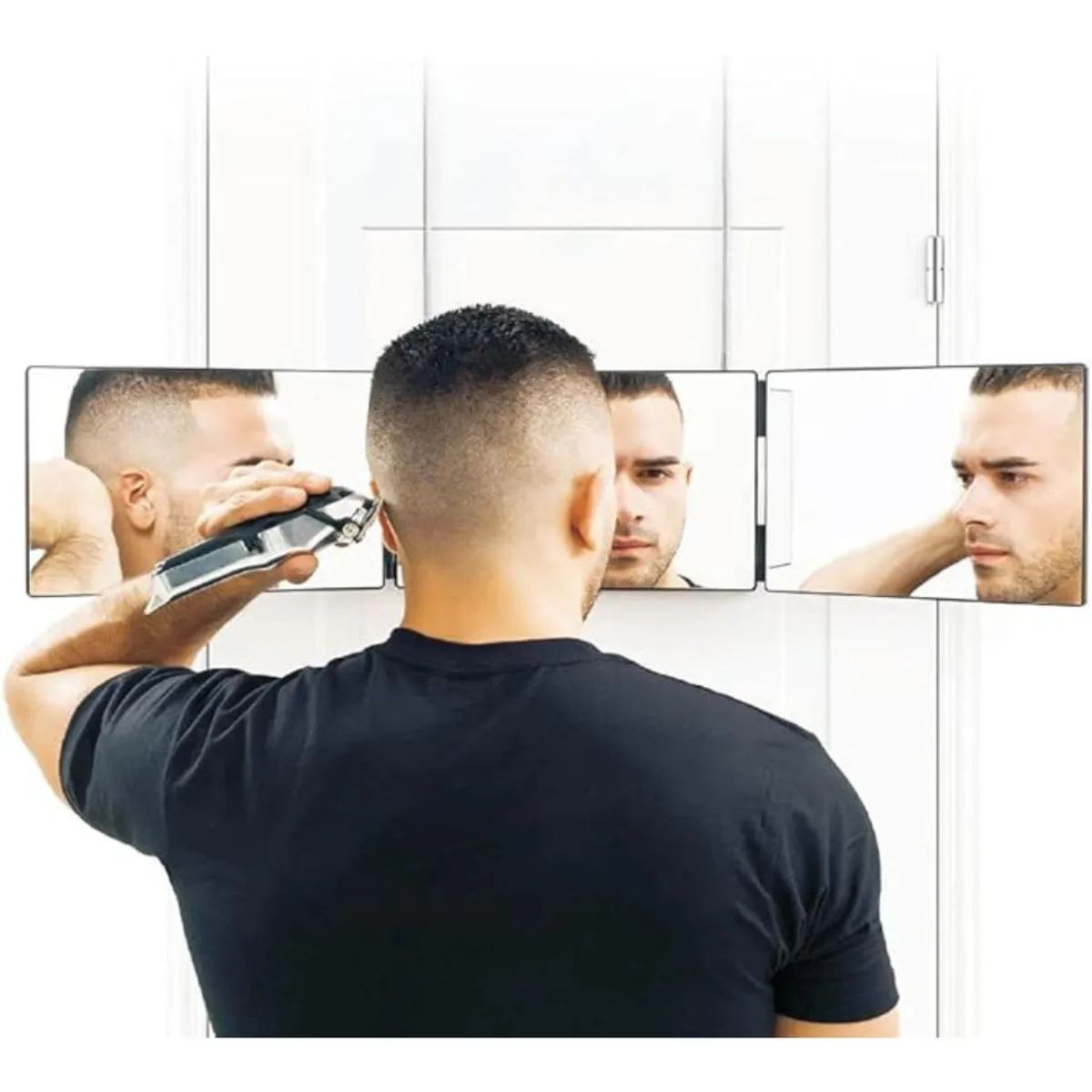 MOVI - Espejo Triple 360 Para Barbería o Maquillaje