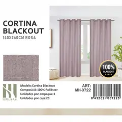GENERICO - Juego De Cortinas Blackout 2 Paños 140x240 cm