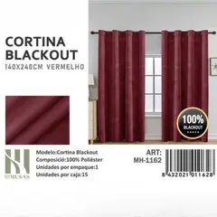GENERICO - Juego De Cortinas Blackout 2 Paños 140x240 cm
