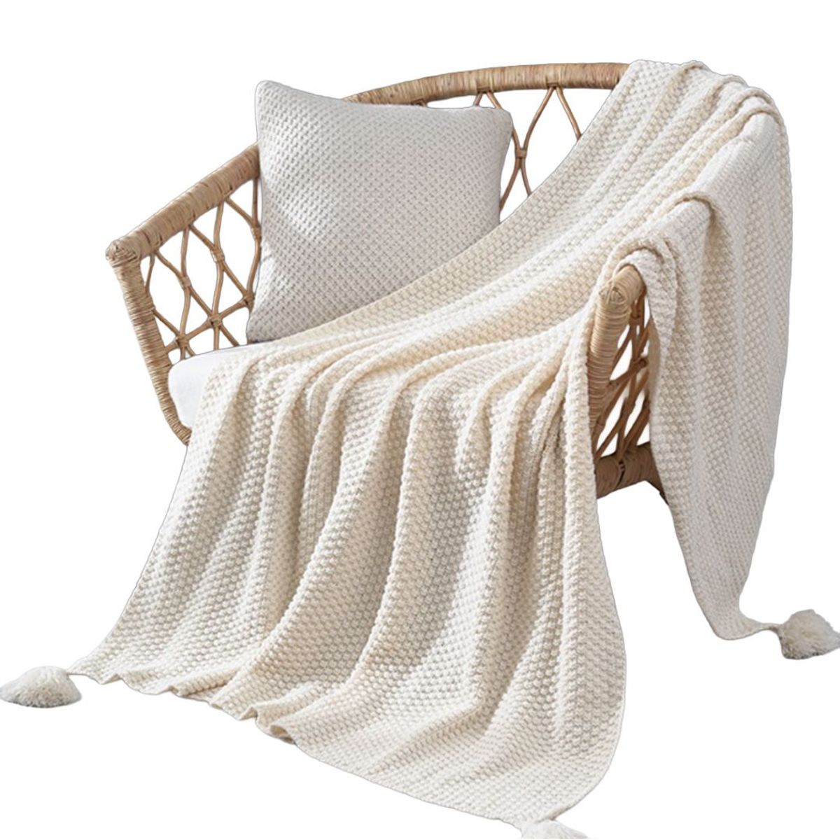 GENERICO - Manta Para Sofa Estilo Boho Chip