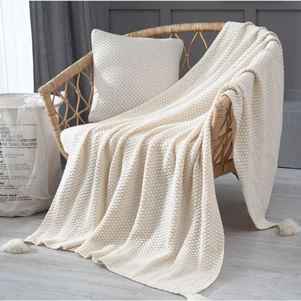 GENERICO - Manta Para Sofa Estilo Boho Chip