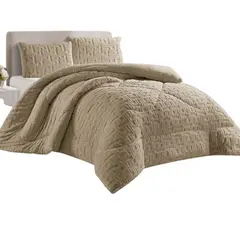 GENERICO - Cobertor De Invierno Sherpa Texturizado 2 Plazas