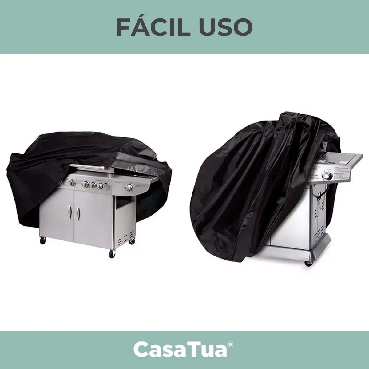 GENERICO - Funda Cubre Parrilla Protector Impermeable Para Exterior
