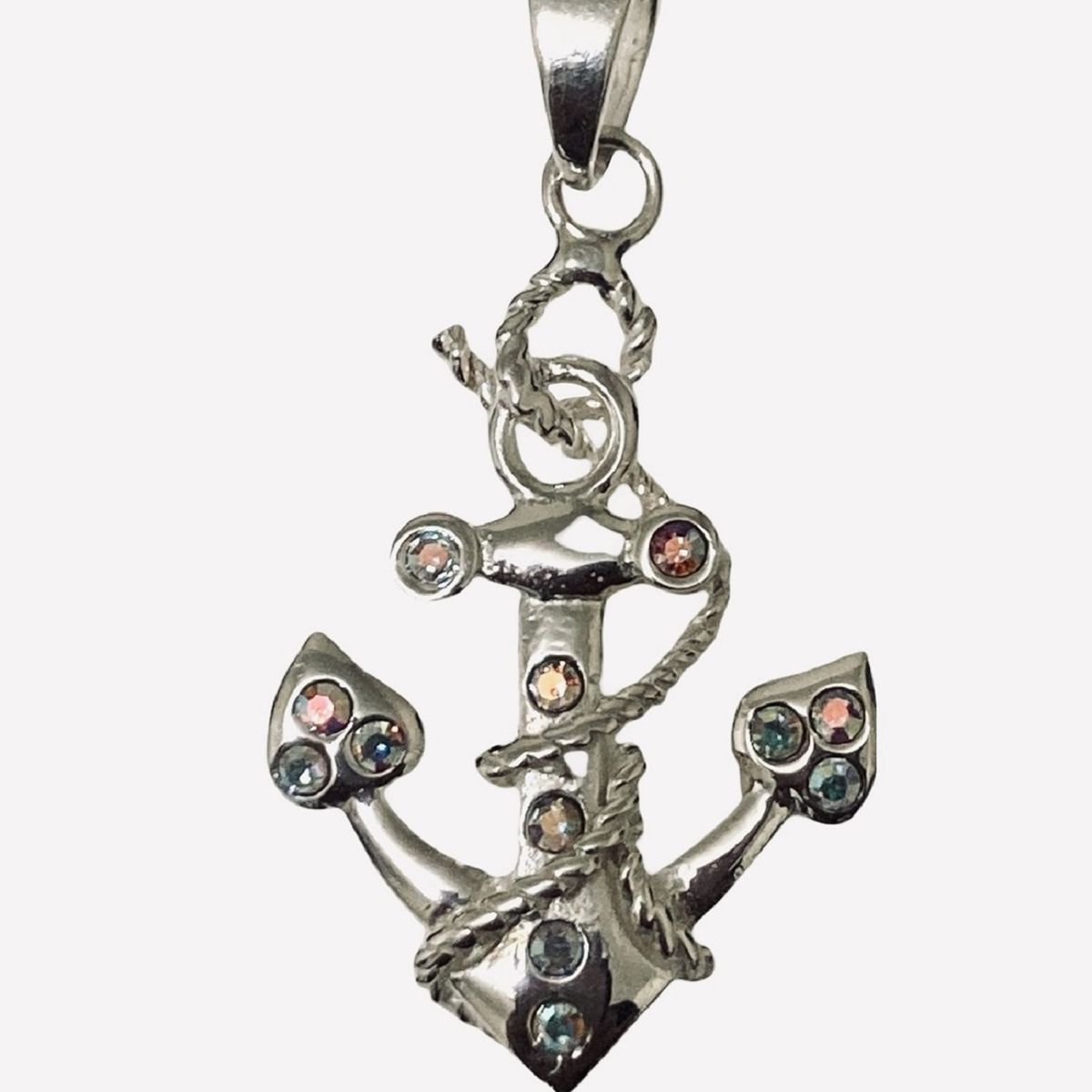 TAETHAI - Colgante o dije de plata 925, Ancla