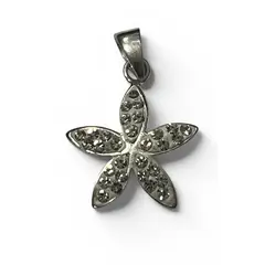 TAETHAI - Colgante o dije de plata 925, estrella Circón