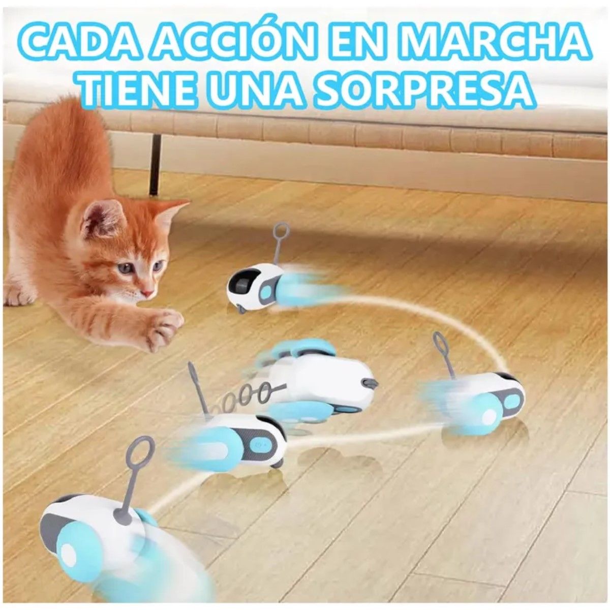 GENERICO - Turbo Tail 2.0 - Juguete Gatos Cola Turbo Interactivo BELUG