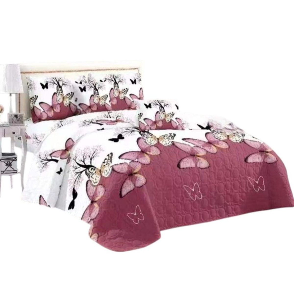 GENERICO - Cubrecama Quilt De Verano Con Diseño 2 Plazas