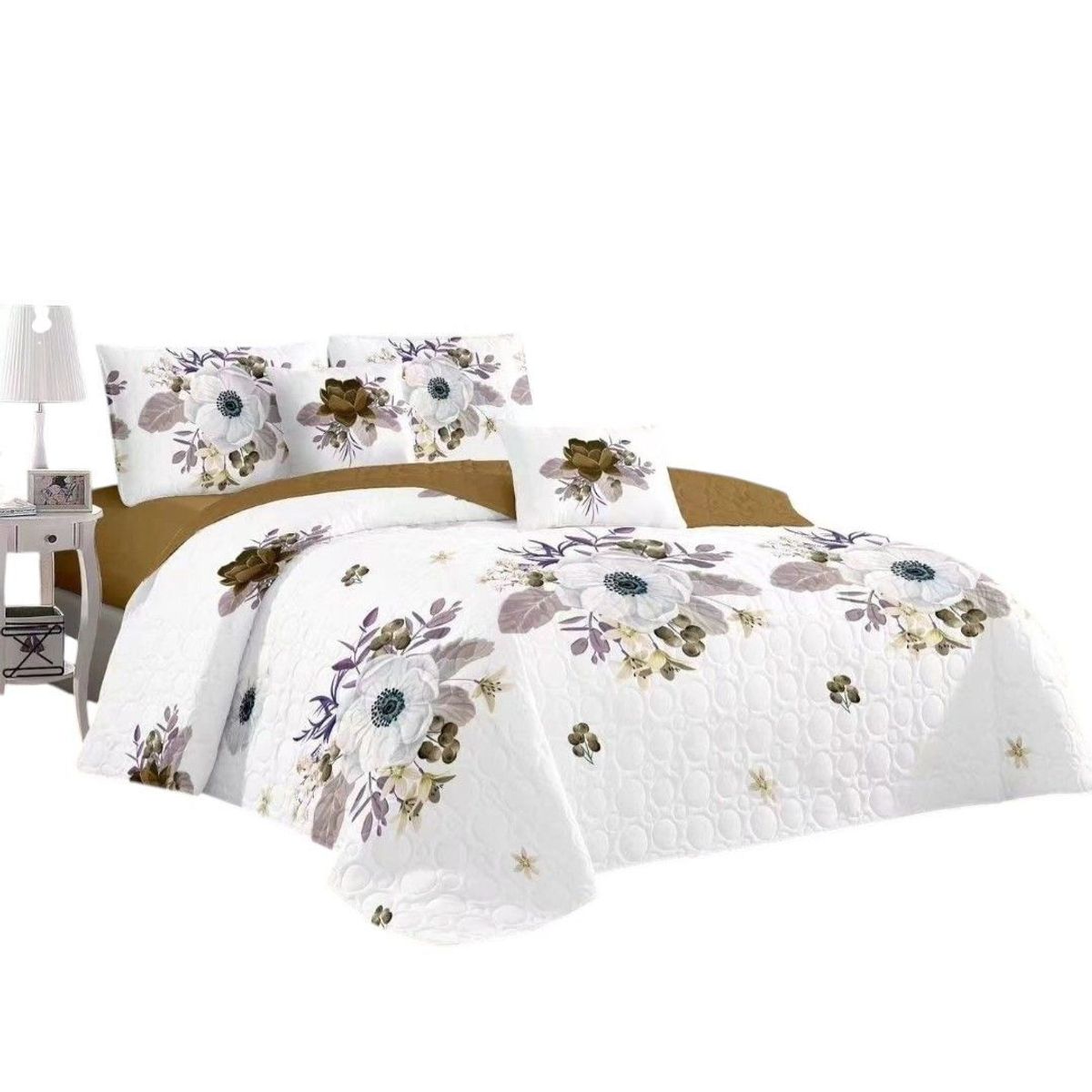 GENERICO - Cubrecama Quilt De Verano Con Diseño 2 Plazas