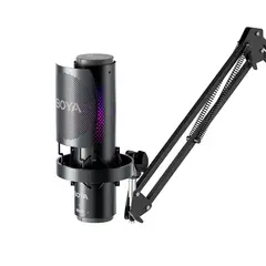 BOYA - Micrófono K9 Con Brazo Cancelación De Ruido Rgb