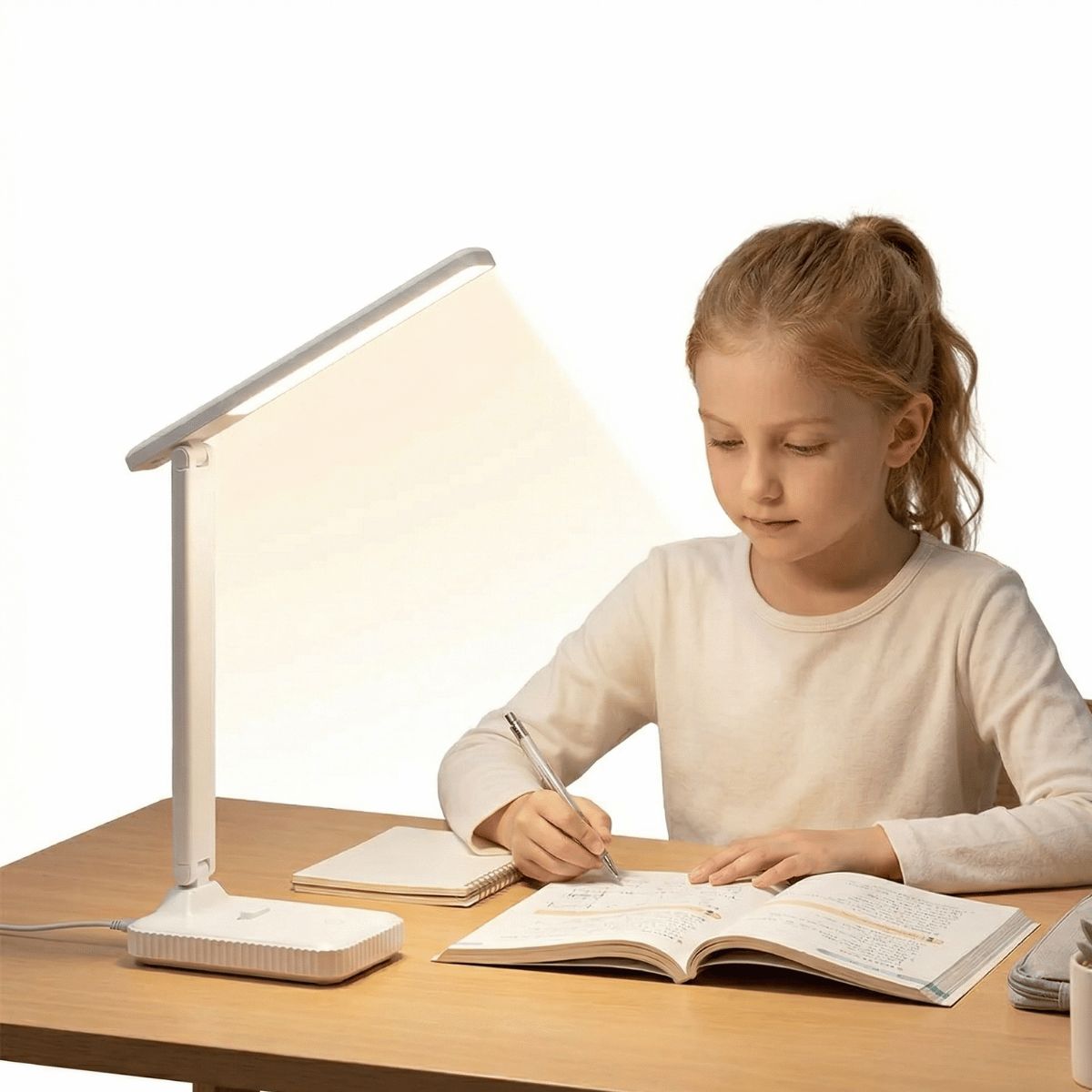 GENERICO - Lámpara De Escritorio LED Recargable Con Soporte Para Celular Táctil T60