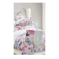 GENERICO - Cubrecama Quilt Con Chiporro Diseño Plaza y Media