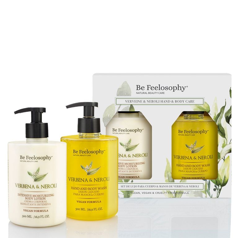 Set Jabon Liquido 8 Cr.Cuer Verbena 500Ml
