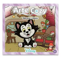 VERTICE - Libro para colorear Arte Cozy Disney - Portada gatito