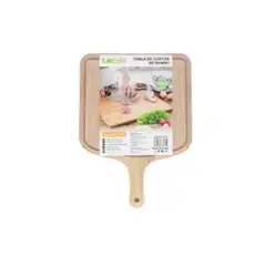 GENERICO - Tabla de Cortar Profesional 24.5x34.5cm Madera Natural de Alta Resistencia Diseño Gourmet para tu Cocina