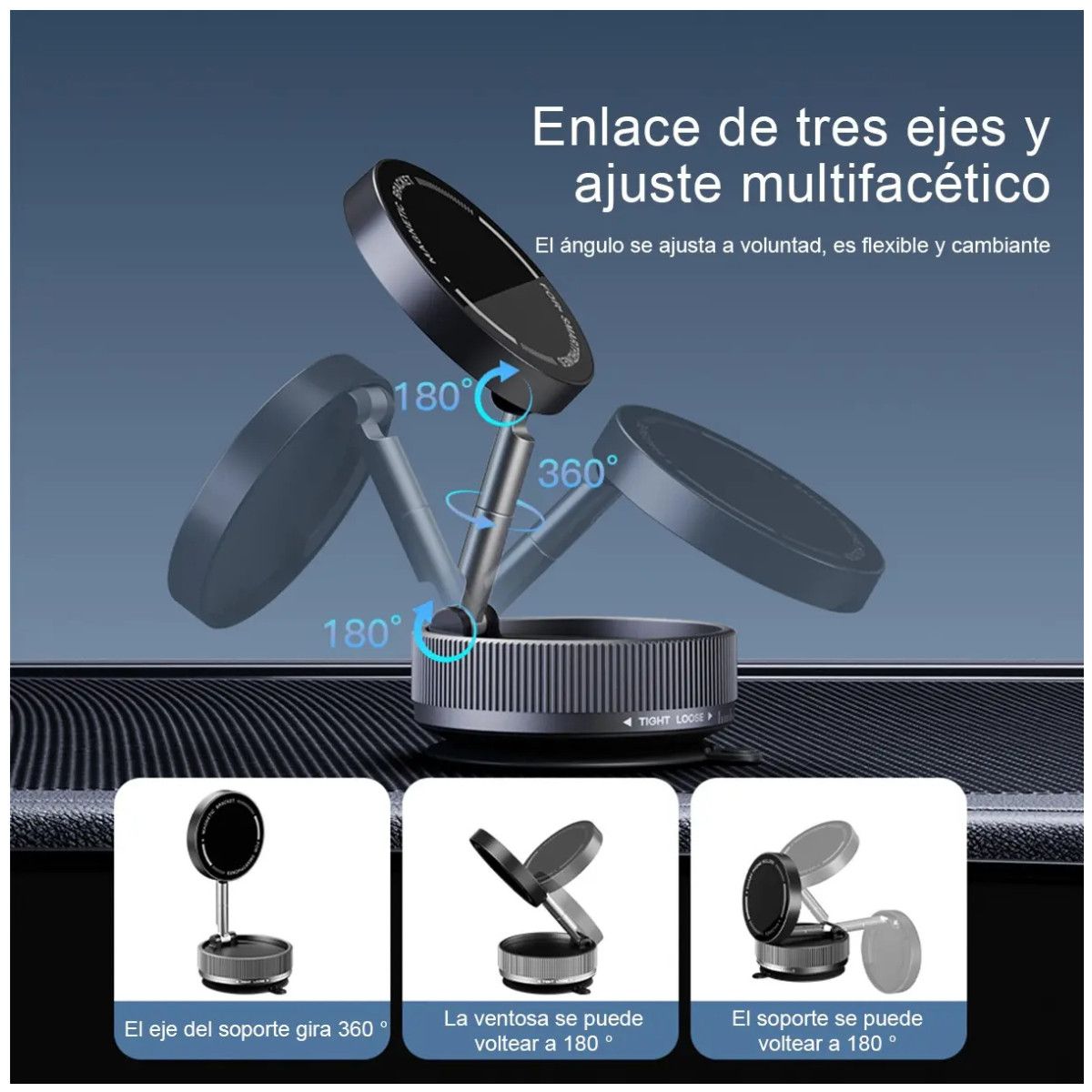 KUANGYE - Soporte Magnético De Vacío, Soporte Magnético Vacío Teléfono