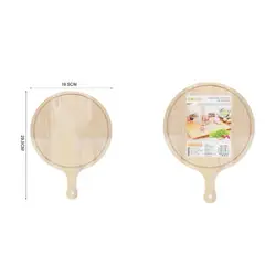 GENERICO - Tabla de Cortar Profesional 19.5X29.5CM Madera Natural de Alta Resistencia Diseño Gourmet para tu Cocina