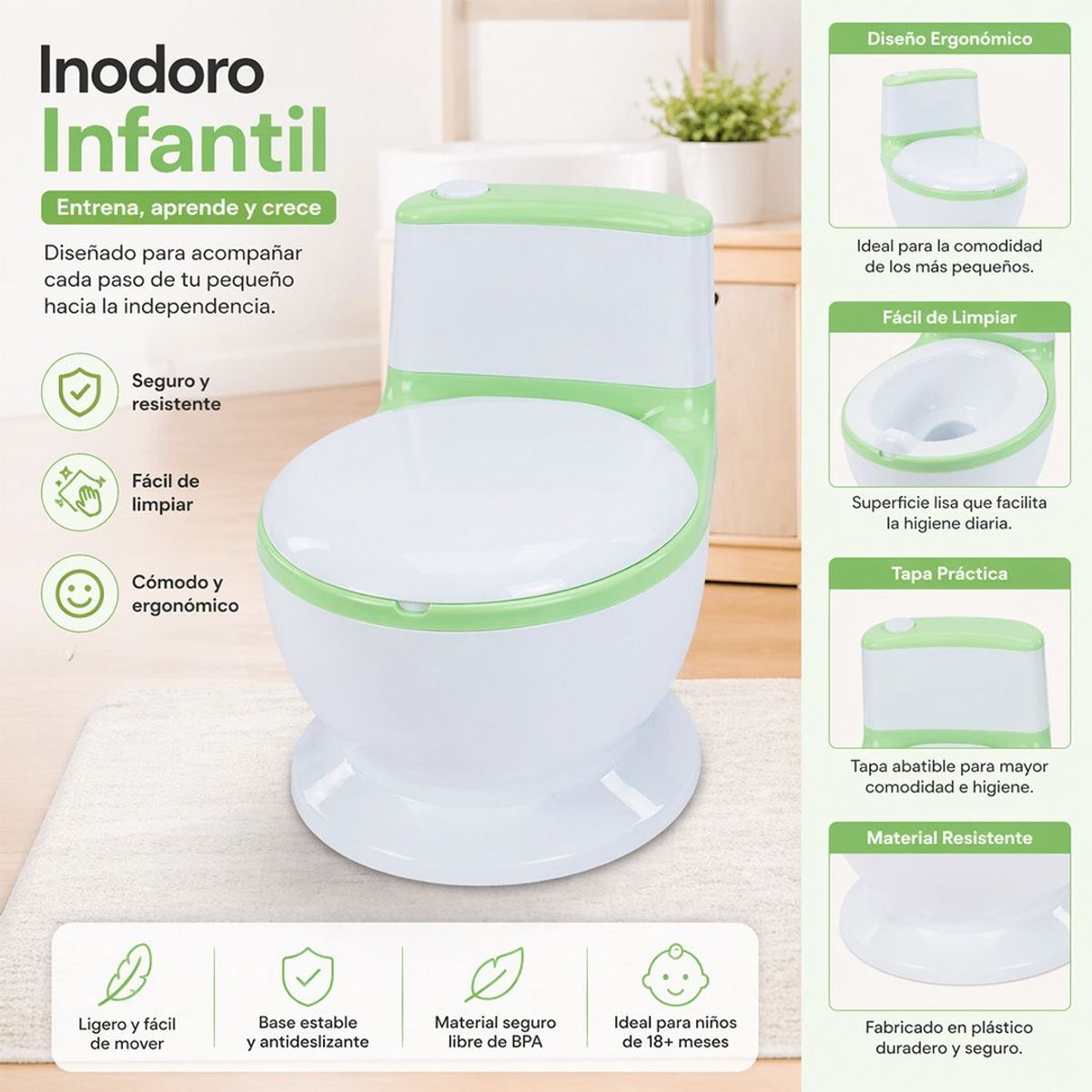 GENERICO - Baño Pelela Bacinica Niño Y Niña Urinario Portátil