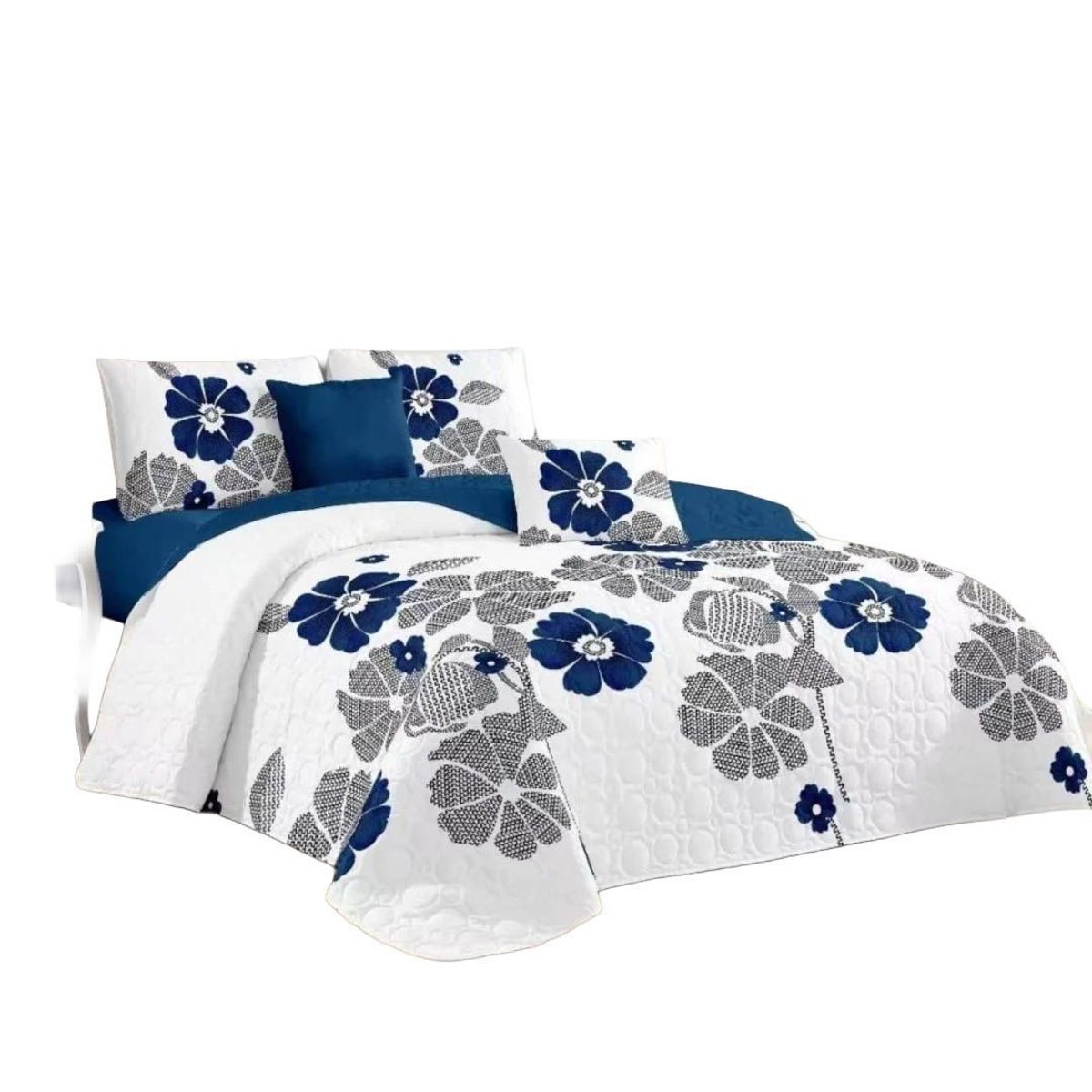 GENERICO - Cubrecama Quilt De Verano Tf Con Diseño 2 Plazas