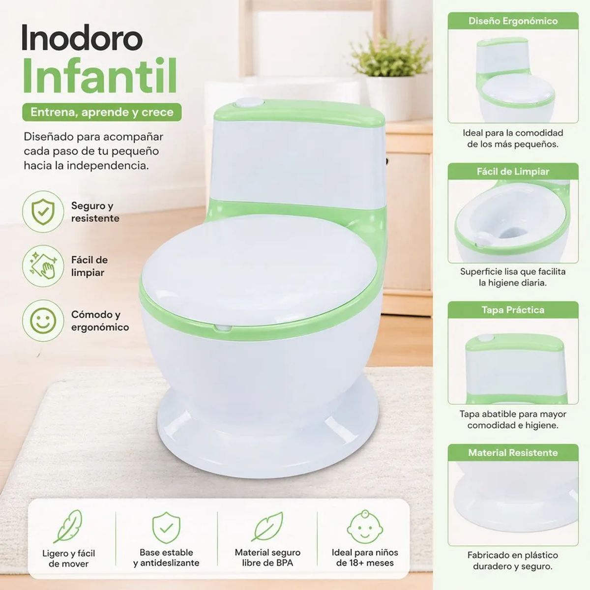 GENERICO - Baño Pelela Bacinica Niño Y Niña Urinario Portátil
