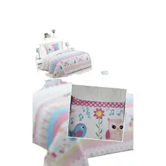 GENERICO - Cubrecama Quilt Con Chiporro Diseño 1.5