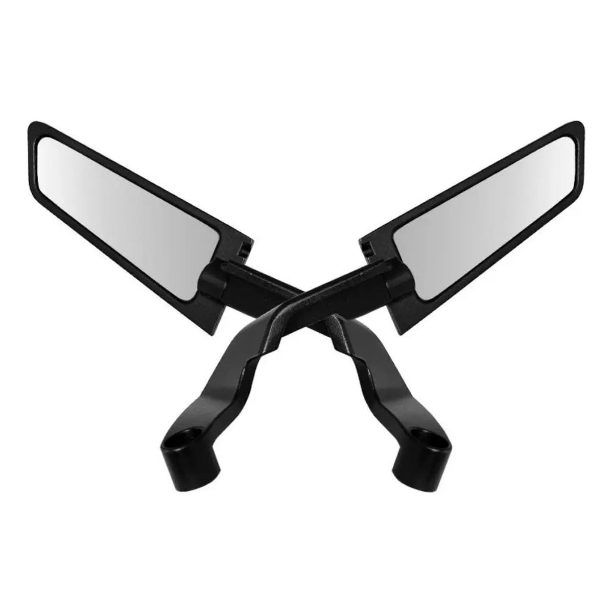 GENERICO - Espejo Aleron Tunnig Manubrio Para Motos + Pernos Color Negro