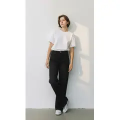 XD - Jeans Mujer Wide Leg Tiro Alto Elasticado
