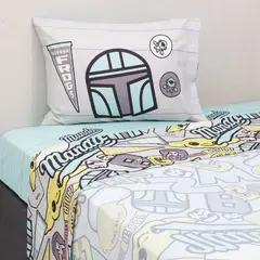 MASHINI - SABANAS STAR WARS MANDO MICROFIBRA 1.5 PLAZAS